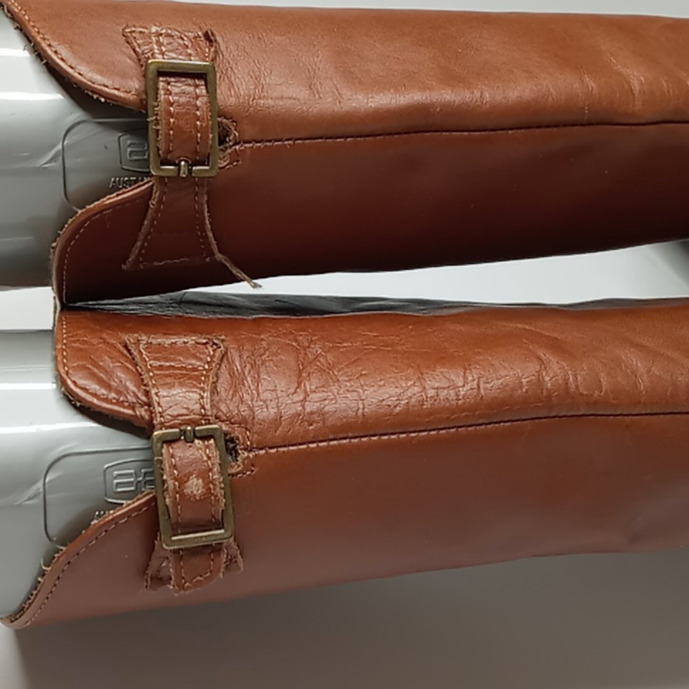 Jenrigo Tall Leather Boots made in Italy - Cognac- size 38.5 - Picture 10 of 10